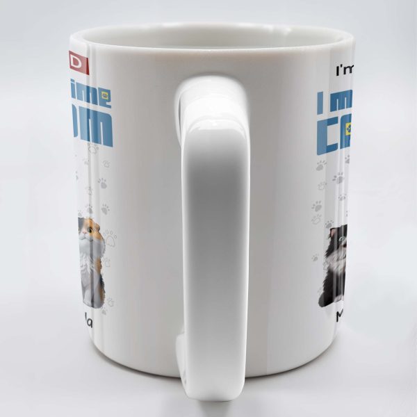 I'm Not Retired I'm A Full-Time Cat Mom - Personalized Custom Coffee Mug - CAT024_MG