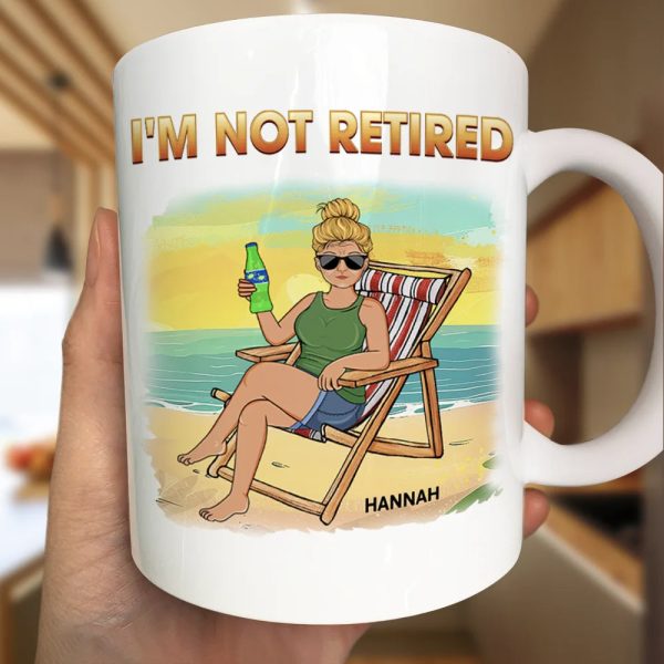I'm Not Retired I'm A Full-time Relaxer - Personalized Mug