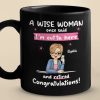 I'm Outta Here And Retired - Coworker Personalized Custom Black Mug - Appreciation, Retirement Gift For Coworkers, Work Friends, Colleagues