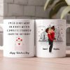 I'm So Glad I Went on a Date with a Complete Stranger - Personalized Mug - Sentimental Valentine's Day Gift for Her