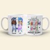 I'm So Glad We Bonded Over Our Fondness For Sarcasm Personalized Friends Coffee Mug Gift For Bestie