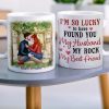 I'm So Lucky To have Found You-Personalized Coffee Mug- Gift For Husband/Gift For Wife- Couple Mug