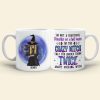 I'm The Crazy Witch Personalized Coffee Mug, Gift For Witch Lover
