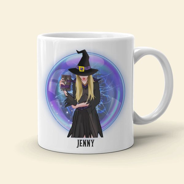 I'm The Crazy Witch Personalized Coffee Mug, Gift For Witch Lover
