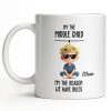 I'm The Middle Child, The Reason We Have Rules - Personalized Custom Coffee Mug - KID515_MG