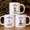 I'm The Middle Child, The Reason We Have Rules - Personalized Custom Coffee Mug - KID515_MG