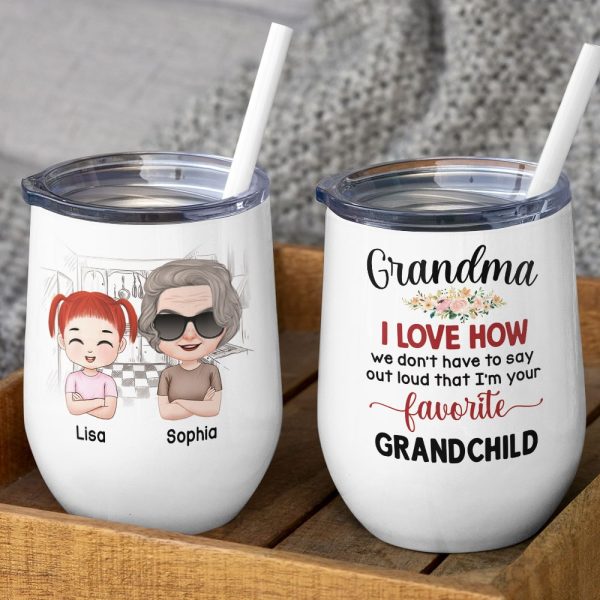 I'm Your Favorite Grandchild Personalized Mug, Gift For Grandma, Gift For Grandpa, Mother's Day Gift