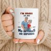 I'm Yours No Returns Or Refunds Cartoon Couple Design - Personalized Custom Coffee Mug - CPL1353_MG