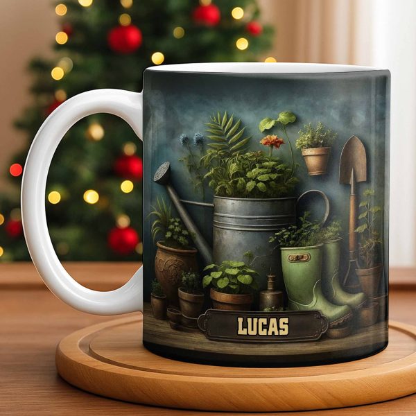 Immerse Yourself In The Beauty Of Nature, Plants And Gardening Essentials - Personalized Custom Coffee Mug - GAR031_MG