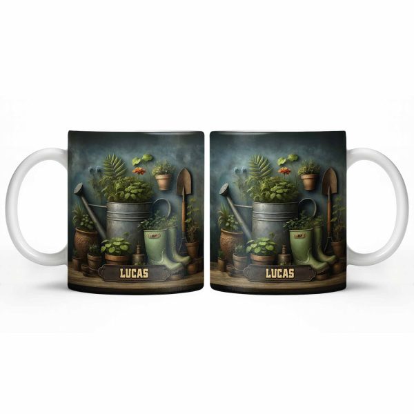Immerse Yourself In The Beauty Of Nature, Plants And Gardening Essentials - Personalized Custom Coffee Mug - GAR031_MG