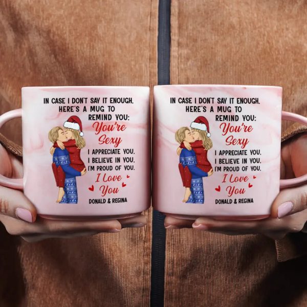 In Case I Don't Say It Enough Couples - Personalized Marble Mug