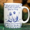 In Case I Don't Say It Enough Couples Toile - Personalized White Edge-to-Edge Mug