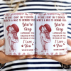 In Case I Don't Say It Enough Kising Couples Toile - Personalized White Edge-to-Edge Mug