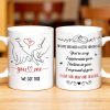 In Case You Need A Little Reminder Linked Rings And Hearts Design - Personalized Custom Coffee Mug - CPL1140_MG