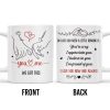 In Case You Need A Little Reminder Linked Rings And Hearts Design - Personalized Custom Coffee Mug - CPL1140_MG