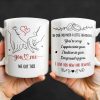 In Case You Need A Little Reminder Linked Rings And Hearts Design - Personalized Custom Coffee Mug - CPL1140_MG