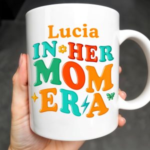 In Her Mom Era - Personalized Custom Coffee Mug - MOM104_MG