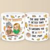 In Her Smile, I See My Own Heart Reflected - Family Personalized Custom 3D Inflated Effect Printed Mug - Gift For Daughter