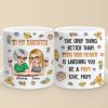 In Her Smile, I See My Own Heart Reflected - Family Personalized Custom 3D Inflated Effect Printed Mug - Gift For Daughter