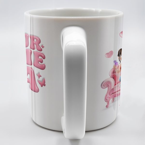 In Our Bestie Era, Hearts And Animated Female Characters - Personalized Custom Coffee Mug - BST172_MG