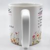 Incredible Wife Amazing Mom Effortlessly Beautiful With Wildflowers - Personalized Custom Coffee Mug - COL087_MG