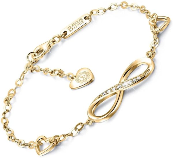 Infinity Endless Love Symbol Charm Adjustable Bracelet