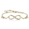 Infinity Endless Love Symbol Charm Adjustable Bracelet