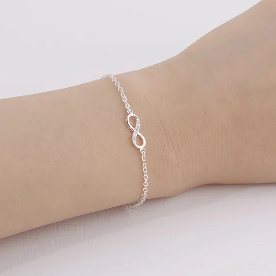 Infinity Number 8 Chain Bracelet