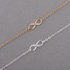 Infinity Number 8 Chain Bracelet