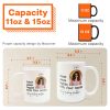 Inner Peace Begins With For Words Funny For Me Gifts - Personalized Photo Mug