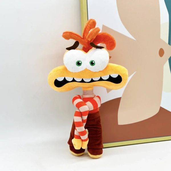 Inside Out 2 Plush Toy - Orange Fury Long Arm Anxiety Doll Gift