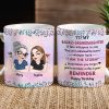 Inspirational White Ceramic Mug, A Special Gift from Mom or Grandma to Daughter or Granddaughter