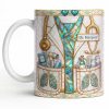 Inspired By Our Medical Heroes, Stethoscope and Medical Tools Design - Personalized Custom Coffee Mug - DOC103_MG