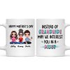 Instead Of Grandkids Doll Mom Daughter Son Sitting Funny Personalized Mug