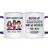 Instead Of Grandkids Doll Mom Daughter Son Sitting Funny Personalized Mug