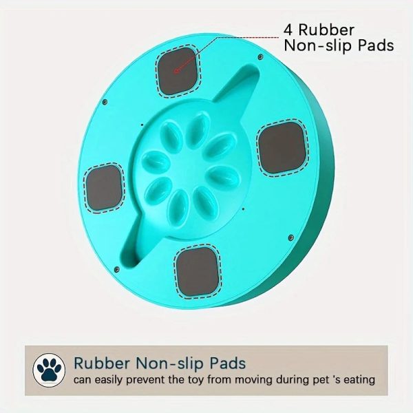 Interactive Dog Puzzle Toy - Spinning Food Dispenser