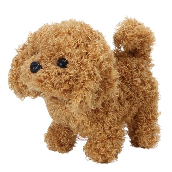 Interactive Electric Plush Puppy - Wags Tail & Walks