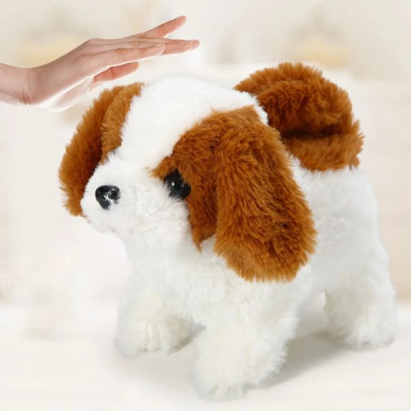 Interactive Electric Plush Puppy - Wags Tail & Walks