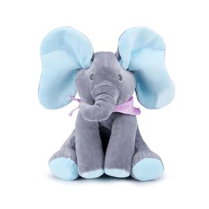 Interactive Singing Elephant Plush Toy with Moving Ears