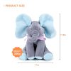 Interactive Singing Elephant Plush Toy with Moving Ears