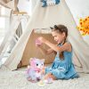 Interactive Walking & Barking Plush Cat Toy - Remote Control Fun!