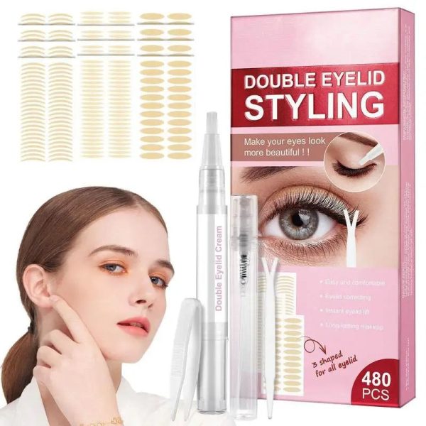 Invisible Waterproof Double Eyelid Tape - 480Pcs