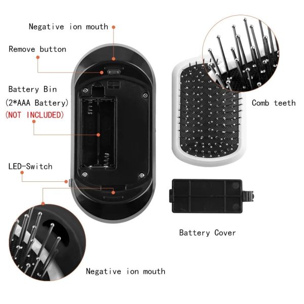 Ion Detangling Brush For Smooth, Tangle-Free Hair