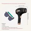 Ipl Laser Hair Removal Device For Women, 5 Levels, Lcd Display, Manual/Auto Modes