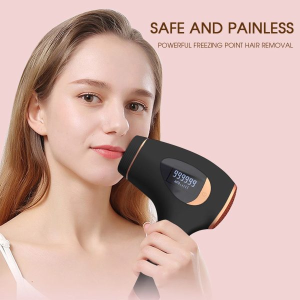 Ipl Laser Hair Removal Device For Women, 5 Levels, Lcd Display, Manual/Auto Modes
