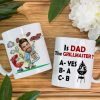 Is Dad The Grillmaster - Gift For Dad- Custom Dad Photo Coffee Mug- Father's Day Mug