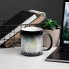 It All Started With A Kiss Custom Map Couple Mug, Gift For Couple