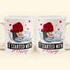 It Started With A Message Romantic Couples - Personalized Mug - Anniversary Gifts For Her, Him