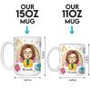 It Takes A Big Heart To Teach Little Minds - Teacher Personalized Custom 3D Inflated Effect Printed Mug - Gift For Teacher