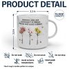 It Takes A Long Time To Grow Old Friends Birth Flowers - Personalized Marble Mug